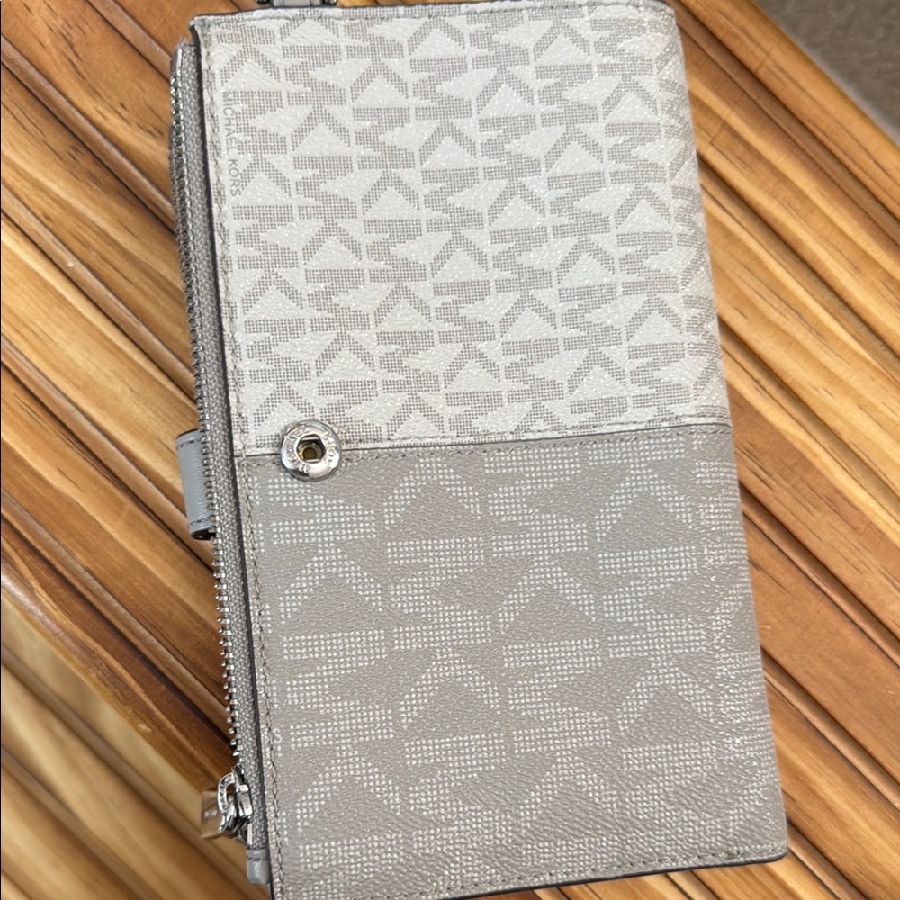 Michael Kors Gray Monogram Wristlet - image 3